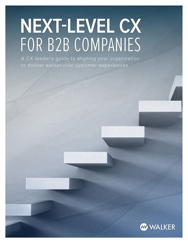 Report cover for Next-level CX for B2B Companies